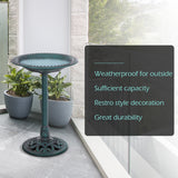 NNECW Outdoor Pedestal Bird Feeder Base for Courtyard