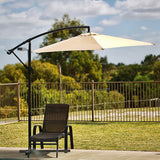 NNEDPE Sorrento Outdoor Living Cantilever Umbrella 2.7M - Beige