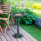 NNECW Outdoor Pedestal Bird Feeder Base for Courtyard