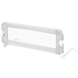 NNECW Foldable Baby Bed Rail for Toddlers with Soft Foam-Gray