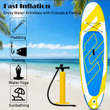 NNECW Lightweight 15 cm Thick Stand Up Paddle with Adjustable Paddle for All Skill Levels