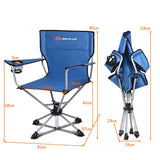 NNECW Portable Outdoor Chair with Cup Holder