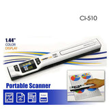 NNEDSZ Portable Handheld A4 1050dpi Photo & Document Scanner (CI-510)