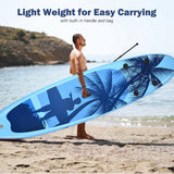 NNECW Standing Boat with Accessory Pack & Adjustable Paddle for Youth and Adult Middle Size