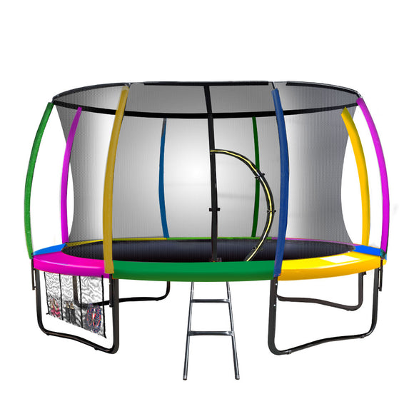 NNEDPE Kahuna Rainbow 12ft Trampoline