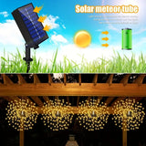 NNETM Outdoor Solar Firework Lights - 4-Pack 480 LED Starburst Hanging Lights