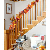 NNETM Autumn Maple Leaf Hanging Vine Garland