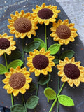 NNESN Sunflower Bliss Polyester Table Runner - 15x45 cm, Yellow