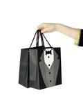 NNESN Chic Tuxedo Gift Bag: Perfect for Weddings, Father's Day,