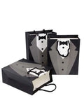 NNESN Chic Tuxedo Gift Bag: Perfect for Weddings, Father's Day,