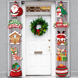 NNETM 10PCS Snowman & Socks Door Hanging Set