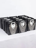NNESN Chic Tuxedo Gift Bag: Perfect for Weddings, Father's Day,