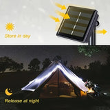 NNETM 8 Modes Solar Fairy Light String - Outdoor Waterproof Copper Wire Lights