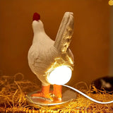 NNETM Lifelike Chicken Egg Lamp - 3D LED Night Light with USB Power