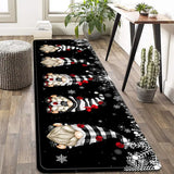 NNETM Adorable Christmas Faceless Gnome Kitchen Rug