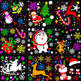 NNETM Santa Claus LED Snowflake Projection Light - 16 Patterns