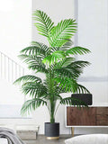 NNESN 120cm Artificial Palm Tree - Lifelike Tropical Décor with 18 Large Leaves