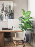 NNESN 120cm Artificial Palm Tree - Lifelike Tropical Décor with 18 Large Leaves