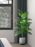 NNESN 120cm Artificial Palm Tree - Lifelike Tropical Décor with 18 Large Leaves