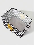 NNESN Face Pattern Storage Basket - Multicolor Fiber Blend