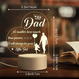 NNESN 3D Night Light Trio - Perfect Dad's Gift