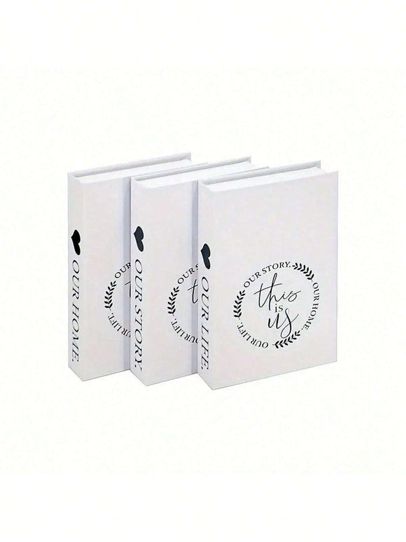 NNESN Chic Decorative Book Set (3Pcs) - This Is Us Collection
