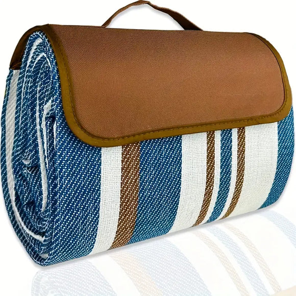 NNETM Premium Dual-Layer Picnic Blanket - Water-Resistant Outdoor Handy Mat