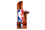 NNEKG Arcade1Up NBA Jam Arcade 4 Player Arcade Cabinet with Licenced Riser & Stool Bundle