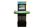 NNEKG Arcade1Up The Simpsons 4 Player WiFi Arcade Cabinet + Exclusive Licensed Stool Bundle