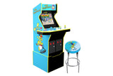 NNEKG Arcade1Up The Simpsons 4 Player WiFi Arcade Cabinet + Exclusive Licensed Stool Bundle