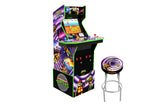NNEKG Arcade1Up Turtles in Time TMNT 4 Player WiFi Arcade Cabinet + Exclusive Licensed Stool Bundle