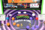 NNEKG Arcade1Up Turtles in Time TMNT 4 Player WiFi Arcade Cabinet + Exclusive Licensed Stool Bundle