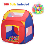 NNECW Portable Kid Baby Play House with 100 Balls
