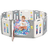 NNECW Kids Safety Yard Activity Center with Storage Bag