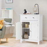 NNECW Cabinet with Drawer and Adjustable Shelf for Bathroom/Living Room