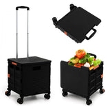 NNECW Shopping Cart with Quick-Folding Design