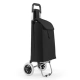 NNECW Shopping Trolley Cart with 2 Rubber Tires