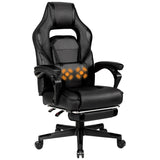 NNECW Ergonomic Racing Computer Chair with Adjustable Backrest for Office Black