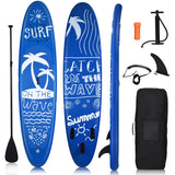 NNECW 335 x 76 x 16cm Inflatable Stand Up Long Surf Paddle Board