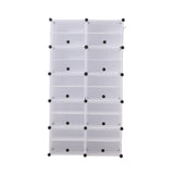 NNEIDS Cube Cabinet DIY Shoe Storage Cabinet Organiser Rack Shelf Stackable 10 Tier