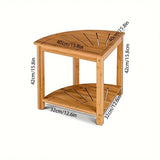 NNETM 2 tiers Corner Partition Side Table Stool