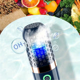 NNETM Fruit and Vegetable Purifier - OH-Ion Capsule: Fast, Portable, and Wireless- Blue
