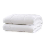 NNEDSZ Comfort Fitted Foam Cover Underlay Goose Mattress Topper 1000GSM Queen White