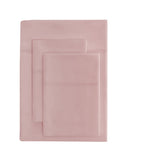 NNEDSZ 1000 Thread Count Hotel Grade Bamboo Cotton Quilt Cover Pillowcases Set King Blush