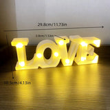NNETM "Love Shape LED Decorative Light | Battery-Operated(Pure Heart White Love)