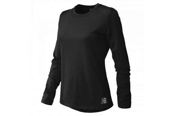 NNEKG Balance Womens Core Run Long Sleeve T Shirt (Black Size XL)