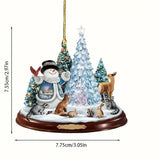 NNETM Santa Claus Hanging Christmas Tree Decoration - 10Pcs/Set