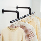 NNETM Metallic Chic: Wall-Mounted Garment Organizer