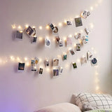 NNETM Photo Clips String Lights - Battery Operated String Lights with Clips(5M/16.40Ft)