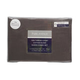 NNEDSZ Avenue 1000TC Cotton Blend Sheet & Pillowcases Set Hotel Quality Bedding Single Charcoal